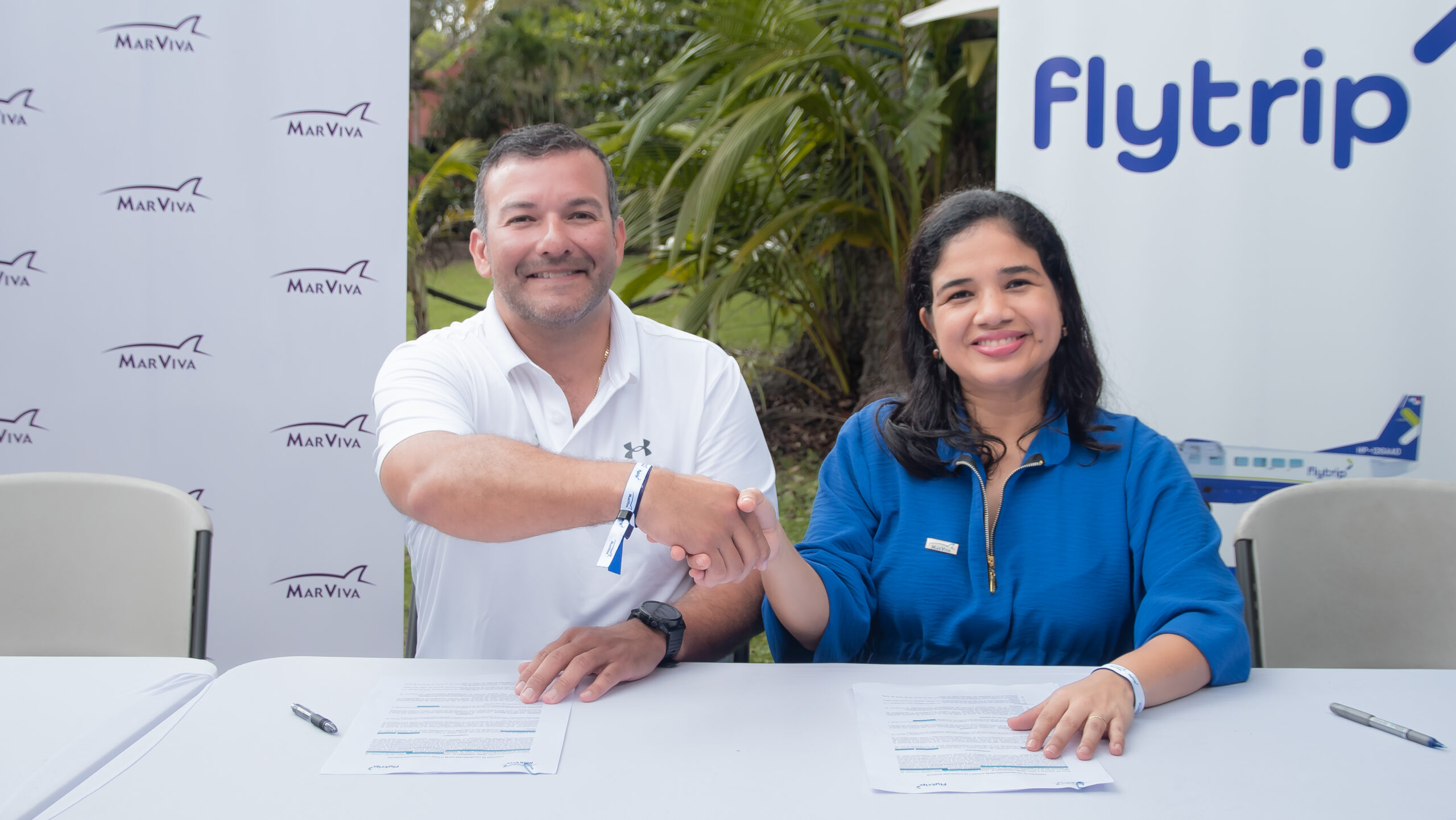 Flytrip y Fundación MarViva sellan acuerdo de cooperación para la conservación de los mares